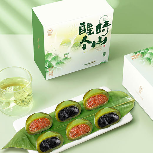 雅觅 国风系列·青团礼盒合集 古法捶打 口感 Q 弹软糯 细腻绵密 自然回甘 商品图0