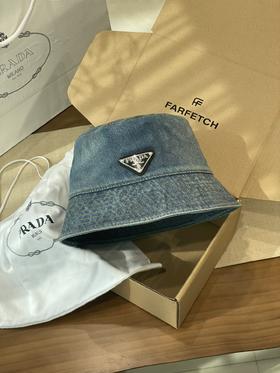 普拉达 水洗牛仔 渔夫帽 （CO）
