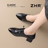 ZHR则则真皮时尚尖头妈妈单鞋2025新款轻便百搭舒适通勤气质皮鞋 商品缩略图3
