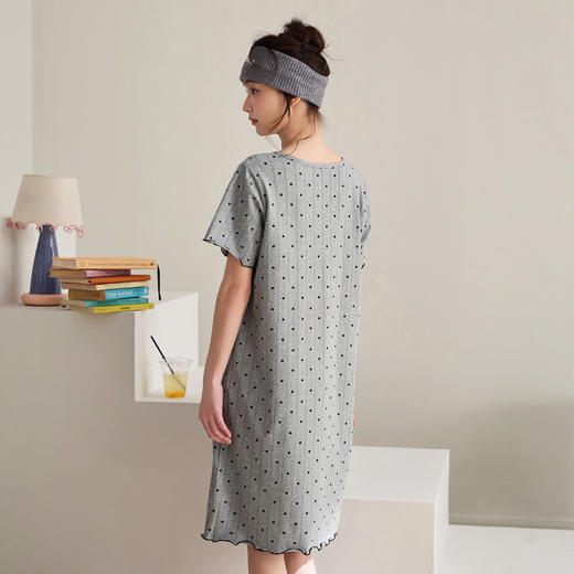 【带胸垫】防凸点睡裙yc0416017 商品图4