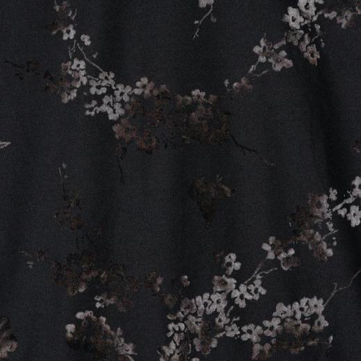 SDSA男装2026新款高贵轻奢美式撞色设计植绒花卉圆领短袖T恤百搭 商品图2