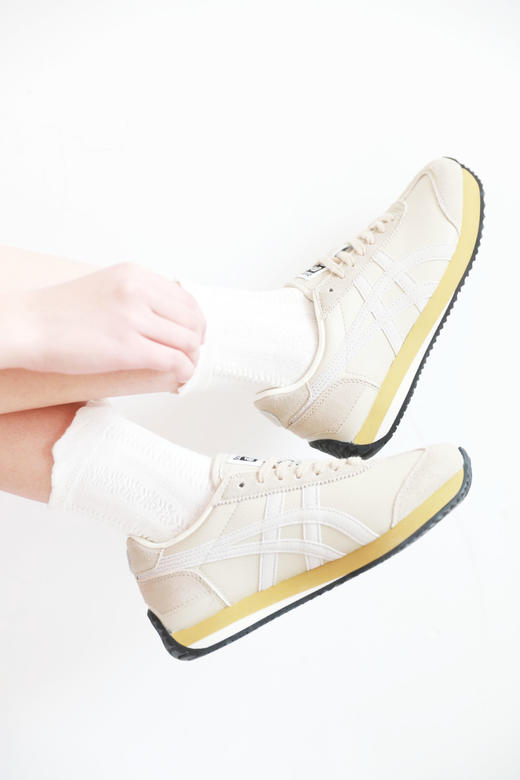 普拉提复古跑鞋，出口日本。牛皮革软支撑系带情侣休闲鞋E031568 商品图14