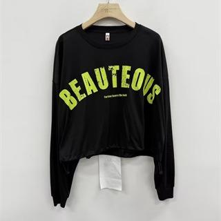 NC圆领撞色字母长袖T恤60115夏季162011690321 商品图0