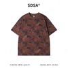26T154SDSA男装2026新款高贵轻奢设计感撞色植物花卉圆领短袖T恤百搭 商品缩略图1
