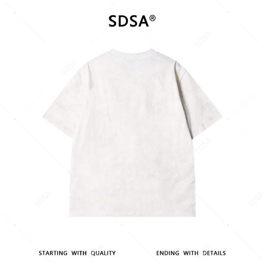 26T205SDSA男装2026新款高贵轻奢时尚彩色缝线设计圆领短袖T恤百搭宽松 商品图5