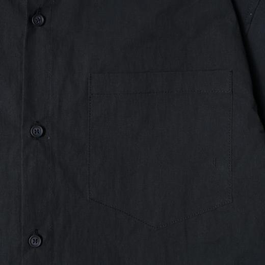 56019SDSA男装2026新款高贵轻奢潮牌简约纯色立领短袖衬衫百搭时尚衬衣 商品图4