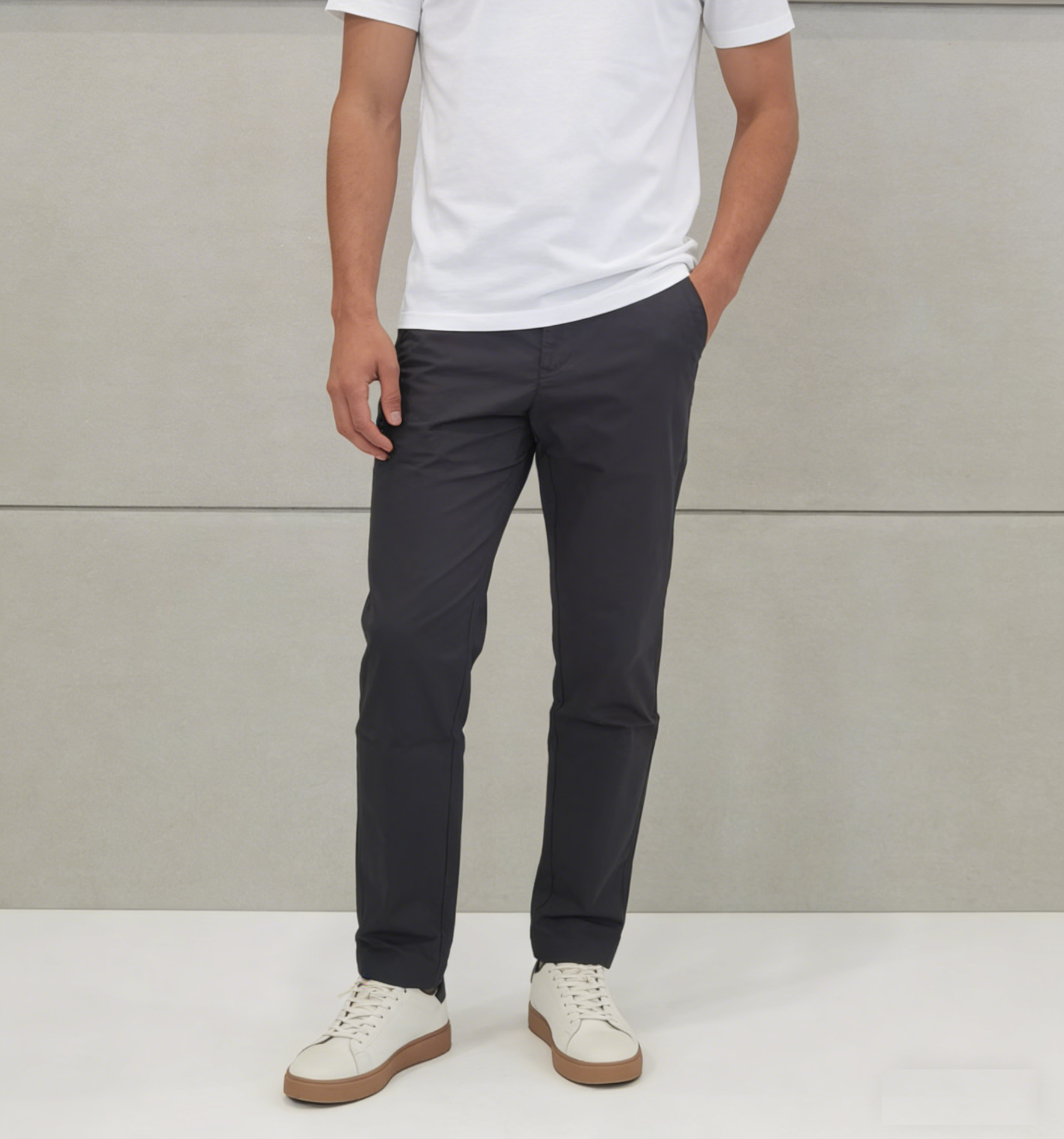 佐丹奴男装26年新款春夏凉感卡其长裤冰冰裤01116049