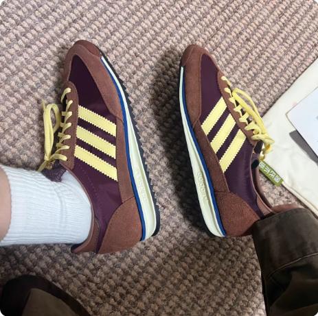 【奥莱仓直发】adidas阿迪达斯 SL 72 经典复古薄底运动鞋T头鞋 商品图3