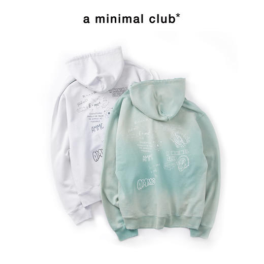 a minimal club重磅460克100%棉毛圈布拉链夹克连帽卫衣AM5BST06 商品图0