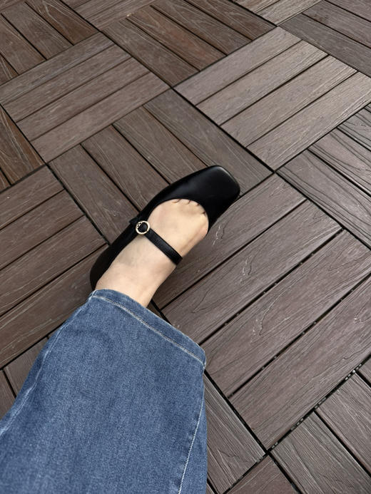 316-4 原材原楦 TB萌萌哒内外全皮 方头搭扣玛丽珍单鞋 适合正常脚和瘦长脚 商品图13