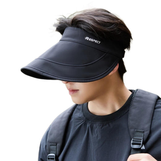 雀说 大檐空顶防晒帽男户外运动遮阳防紫外线帽子4038 商品图4