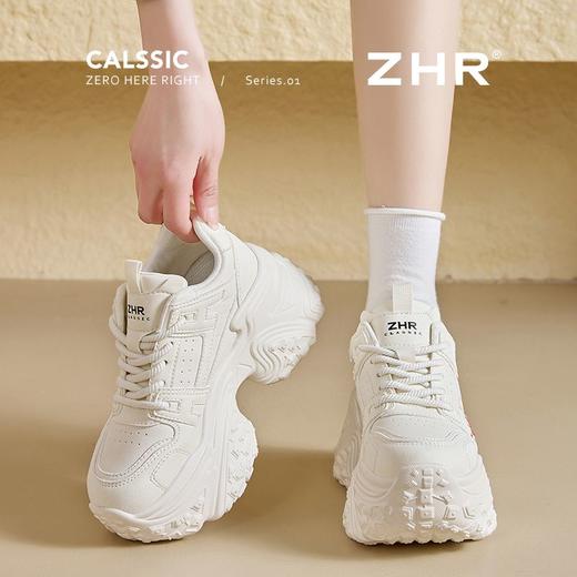 【增高8cm】ZHR则则厚底增高老爹鞋女春季小个子高颜值休闲运动鞋 商品图8