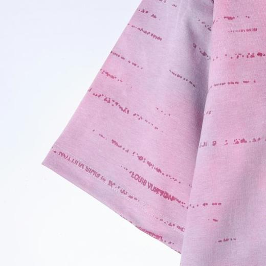 26T129SDSA男装2026新款高贵轻奢时尚扎染虚线印花设计圆领短袖T恤百搭 商品图5