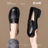 ZHR头层牛皮乐福鞋女2025新款真皮厚底小皮鞋软底单鞋一脚蹬女鞋 商品缩略图8