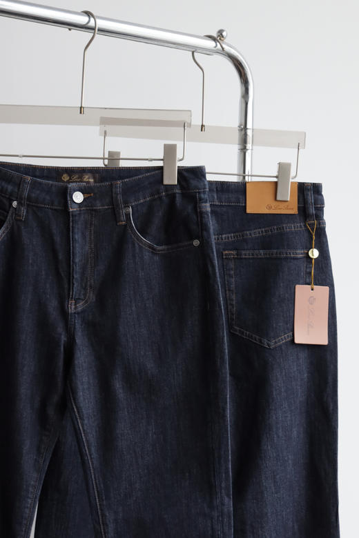 L/P 春夏薄款 手感柔软 定制拉链 深蓝牛仔裤 NZK260 商品图3
