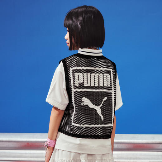PUMA彪马童装2026夏季新款儿童女童背心简约大气透气舒适 商品图3