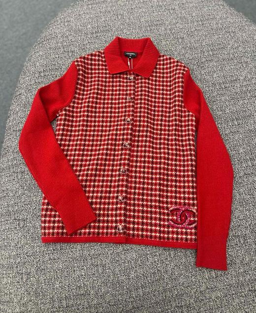 女款有领针织开衫毛衣ho025 商品图0