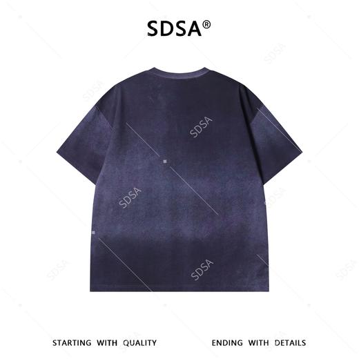2220SDSA男装2026新款高贵轻奢简约时尚渐变V领短袖T恤百搭时尚上衣 商品图5