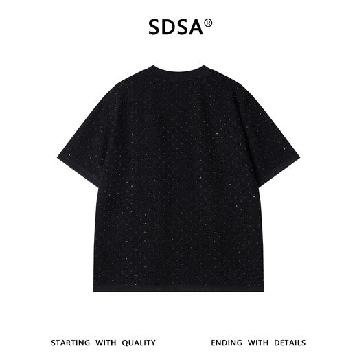 26T173SDSA男装2026新款高贵轻奢时尚痞帅满天星提花圆领长袖T恤百搭 商品图5