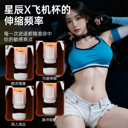 【视频介绍】谜姬 星辰-X·AI动作捕捉+APP互动飞机杯 商品图4