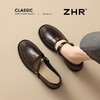 ZHR则则平底乐福鞋女2025新款复古山茶花小皮鞋软底一脚蹬单鞋女 商品缩略图9