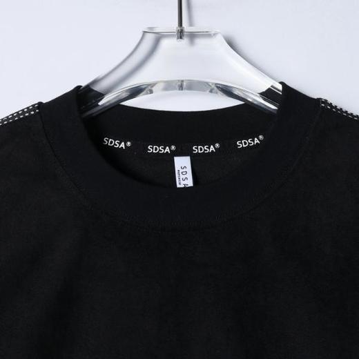 26T220SDSA男装2026新款高贵轻奢时尚简约纯色圆领短袖T恤百搭宽松上衣 商品图5