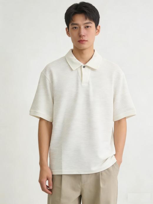 G2000男装SS26商场新款宽松剪裁短袖POLO衫61141136 商品图1
