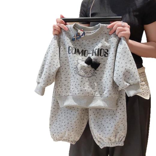 赫迪熊儿童春秋季新款卫衣套装可爱女童卫衣卫裤韩版外穿卫衣套装80-130★★★娃娃优选 商品图5