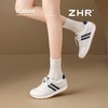 ZHR拼接皮面休闲阿甘鞋女2025新款轻便增高运动鞋超软透气百搭女 商品缩略图6