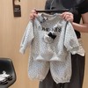 赫迪熊儿童春秋季新款卫衣套装可爱女童卫衣卫裤韩版外穿卫衣套装80-130★★★娃娃优选 商品缩略图3