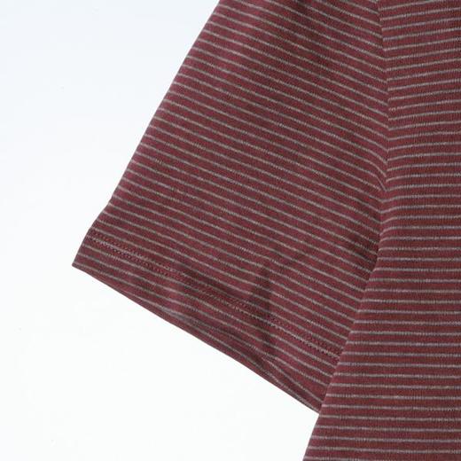 9213SDSA男装2026新款高贵轻奢百搭显瘦撞色条纹刺绣爱心圆领短袖T恤 商品图3