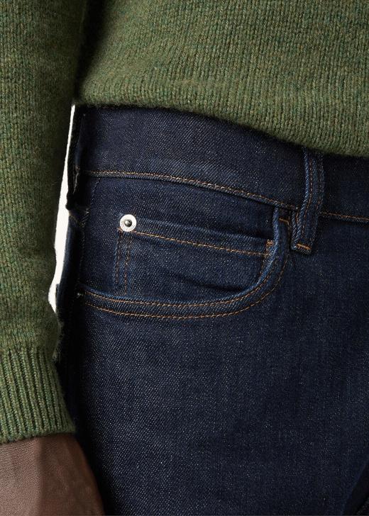 L/P 春夏薄款 手感柔软 定制拉链 深蓝牛仔裤 NZK260 商品图1