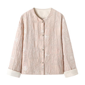 丁摩 春秋季款新中式国风刺绣外套女新款千金风上衣6ZF-119A