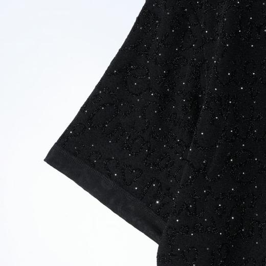 26T173SDSA男装2026新款高贵轻奢时尚痞帅满天星提花圆领长袖T恤百搭 商品图3