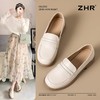 ZHR头层牛皮乐福鞋女2025新款真皮厚底小皮鞋软底单鞋一脚蹬女鞋 商品缩略图3