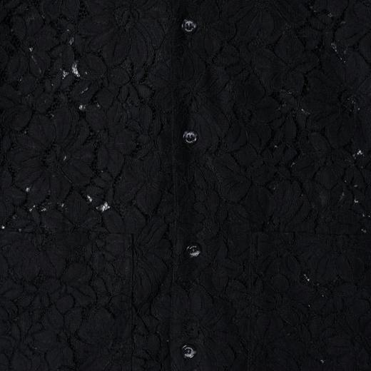 XZ28SDSA男装2026新款轻奢时尚简约镂空蕾丝花朵设计短袖衬衫百搭宽松 商品图2