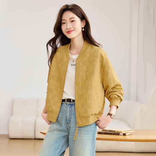 百媚生 早春小个子夹克拉链外套BKHP9903 商品图2