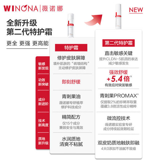 薇诺娜舒敏保湿特护霜30g 商品图7