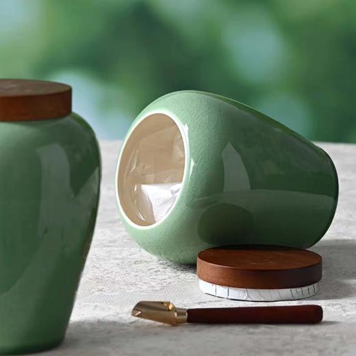 98元一套 / 一箱10套 醒春皮盒【双瓷罐  通版 墨绿色】 商品图4