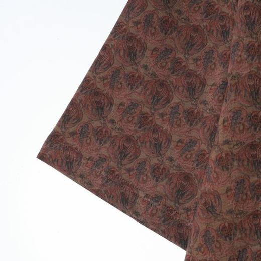 26T197SDSA男装2026新款高贵轻奢美式复古满印撞色圆领短袖T恤百搭时尚 商品图5