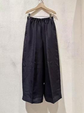 女款松紧腰休闲长裤he