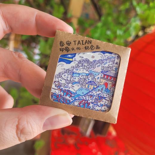 泰山文创泰山风景四季冰箱贴磁吸陶瓷款送朋友礼物送礼佳品 商品图4
