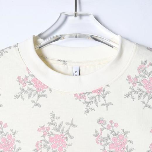 26T199SDSA男装2026新款高贵轻奢时尚碎花满印圆领短袖T恤百搭显瘦上衣 商品图1