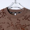 26T188SDSA男装2026新款高贵轻奢美式复古植绒花卉设计圆领短袖T恤百搭 商品缩略图2