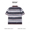 M198SDSA男装2026新款高贵轻奢复古文艺风舒适条纹polo翻领短袖T恤 商品缩略图5