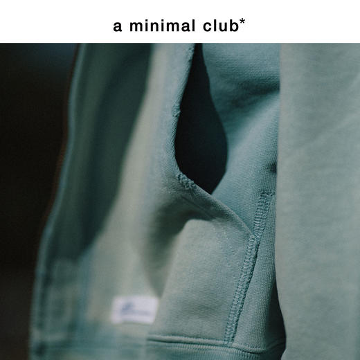a minimal club重磅460克100%棉毛圈布拉链夹克连帽卫衣AM5BST06 商品图4
