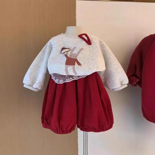 童洛萌女童卡通长袖卫衣套装韩版秋季新款百搭长袖长裤两件套印花80-160★★娃娃优选 商品图2