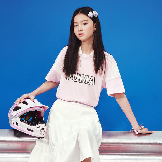 PUMA彪马童装2026夏季新款儿童女童短袖T恤翻领时髦洋气 商品图4