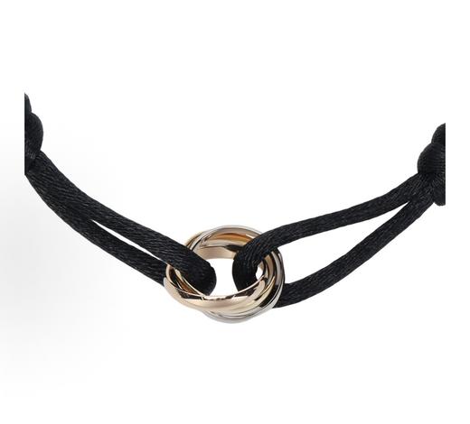 一店d  Cartier三环手链！！红绳加持+三色金buff  招好运、挡水逆、旺财运 新年转运小红生必备啊 官网买不到 二手市场也是真的贵 商品图4