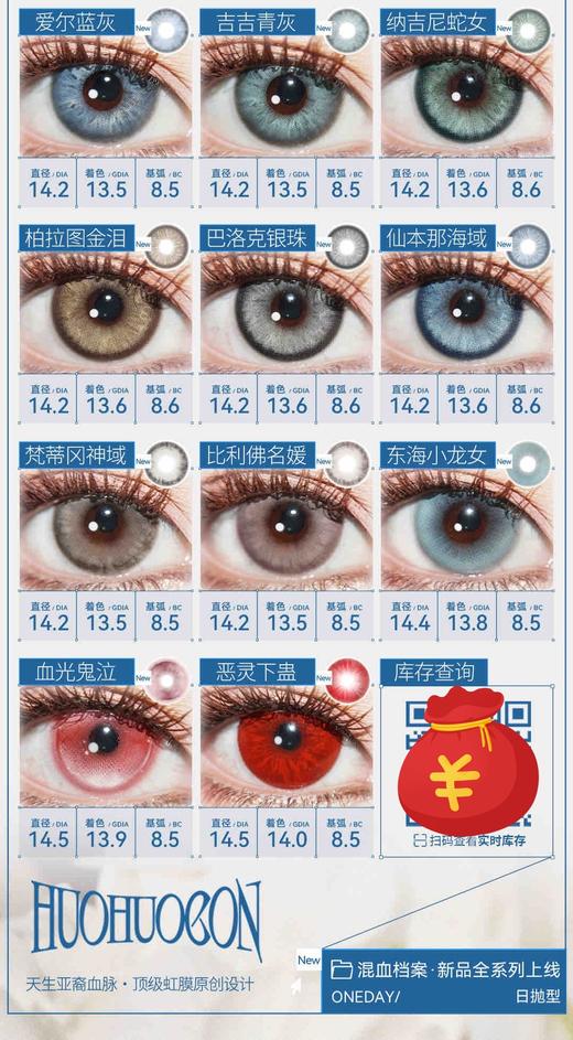HUOHUOCON 日抛78/盒148/2盒278/4盒388/6盒,戛纳夜战神佩枪朱丽叶 商品图6